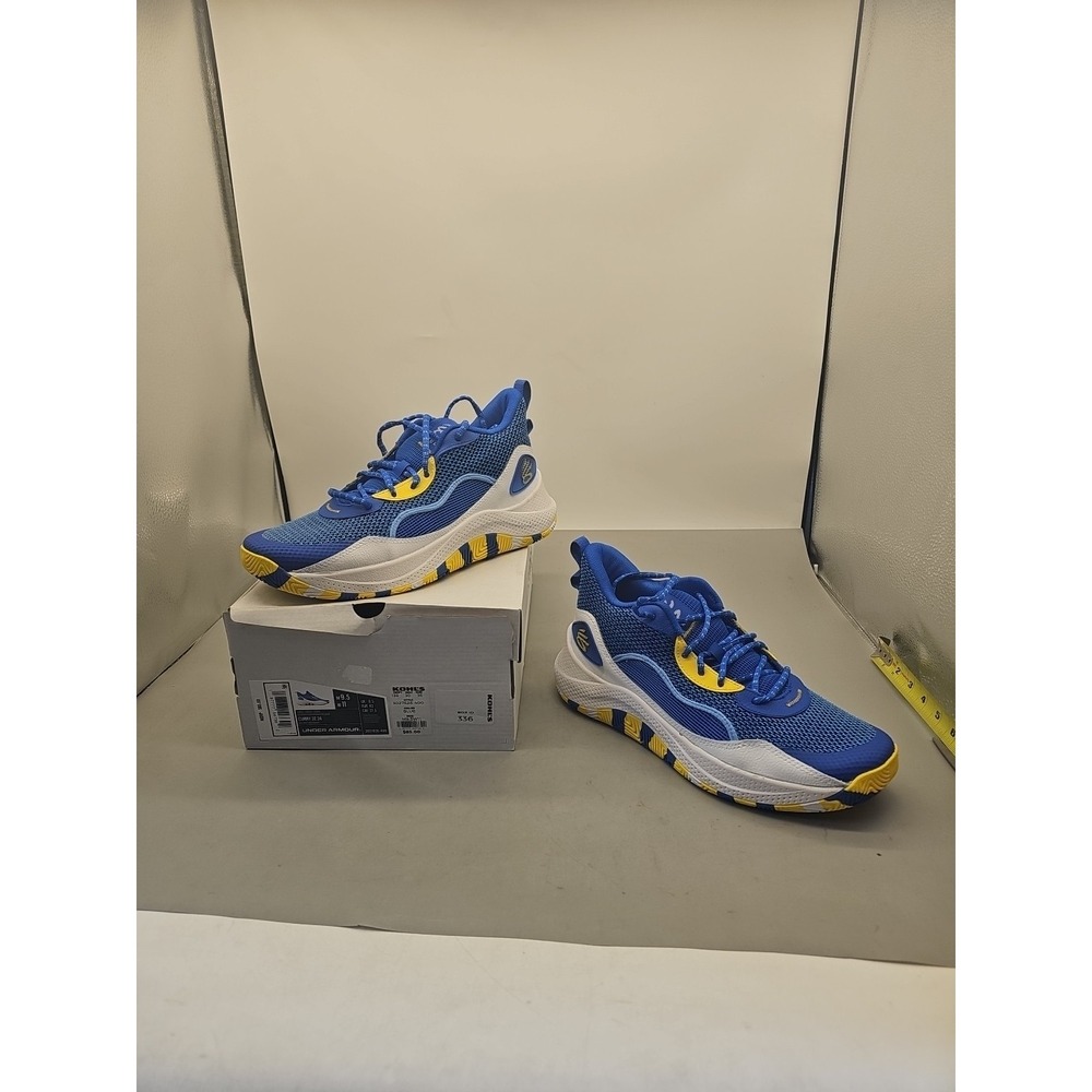 Size 9.5 - Under Armour Curry 3Z6 Warriors Home Blue Yellow White New